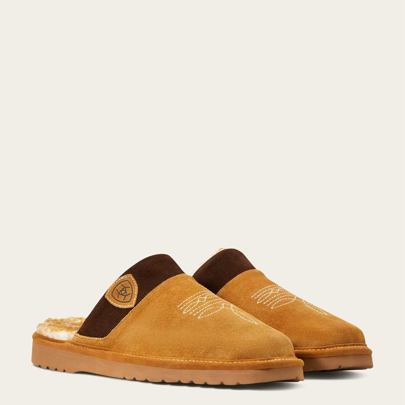 Ariat Silversmith Square Toe Slipper Chestnut Homme | QRE-82226144