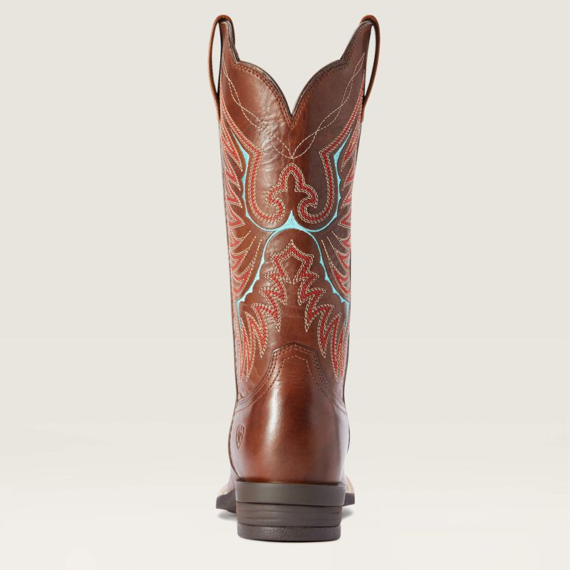 Ariat Rockdale Western Boot Marron Femme | MXE-34618004