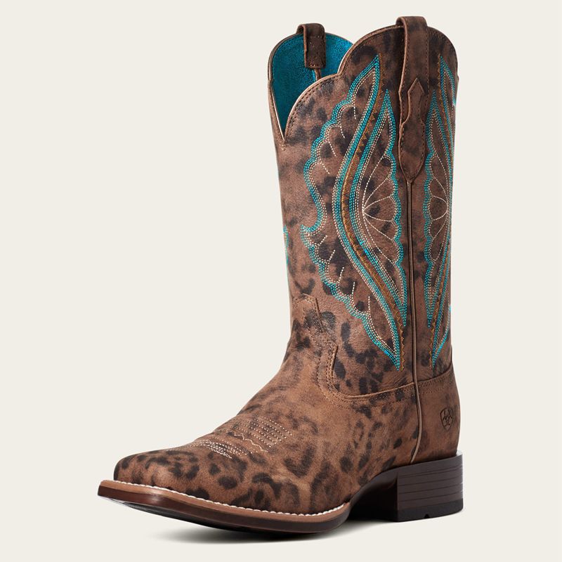 Ariat Primetime Western Boot Leopard Femme | LNK-70198011