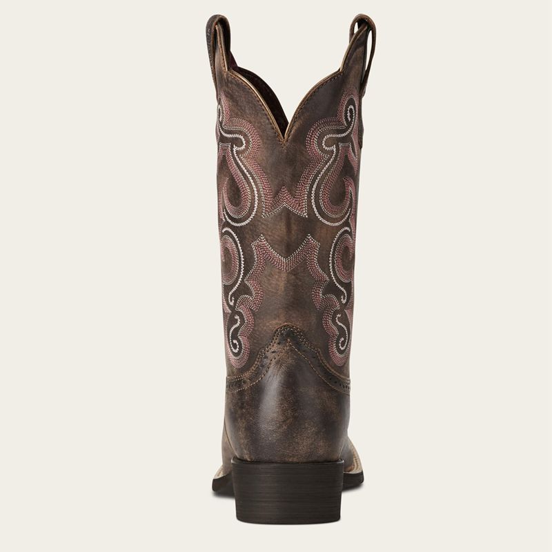 Ariat Quickdraw Western Boot Chocolat Femme | AAV-52467855