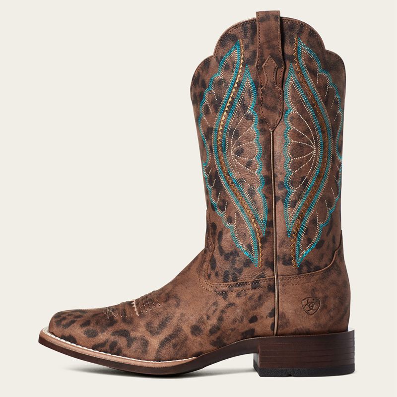 Ariat Primetime Western Boot Leopard Femme | LNK-70198011