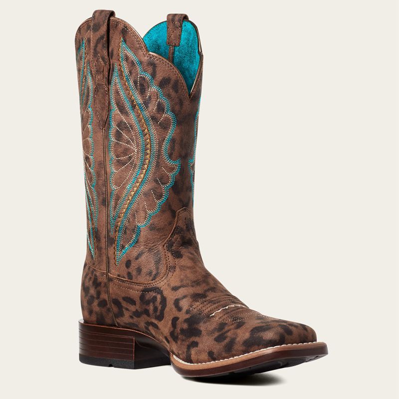 Ariat Primetime Western Boot Leopard Femme | LNK-70198011