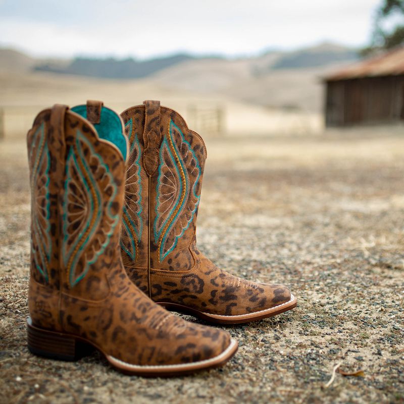 Ariat Primetime Western Boot Leopard Femme | LNK-70198011