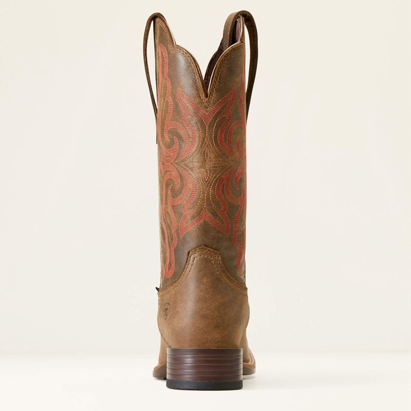 Ariat Primera Stretchfit Waterproof Western Boot Pebble Femme | FMJ-06829714