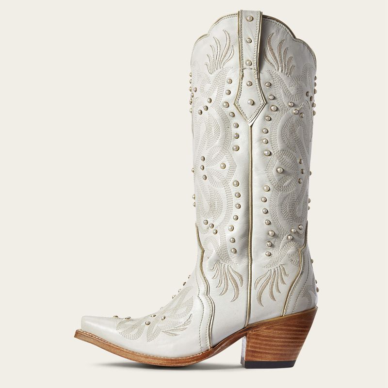 Ariat Pearl Western Boot Blanche Femme | UTB-48676187