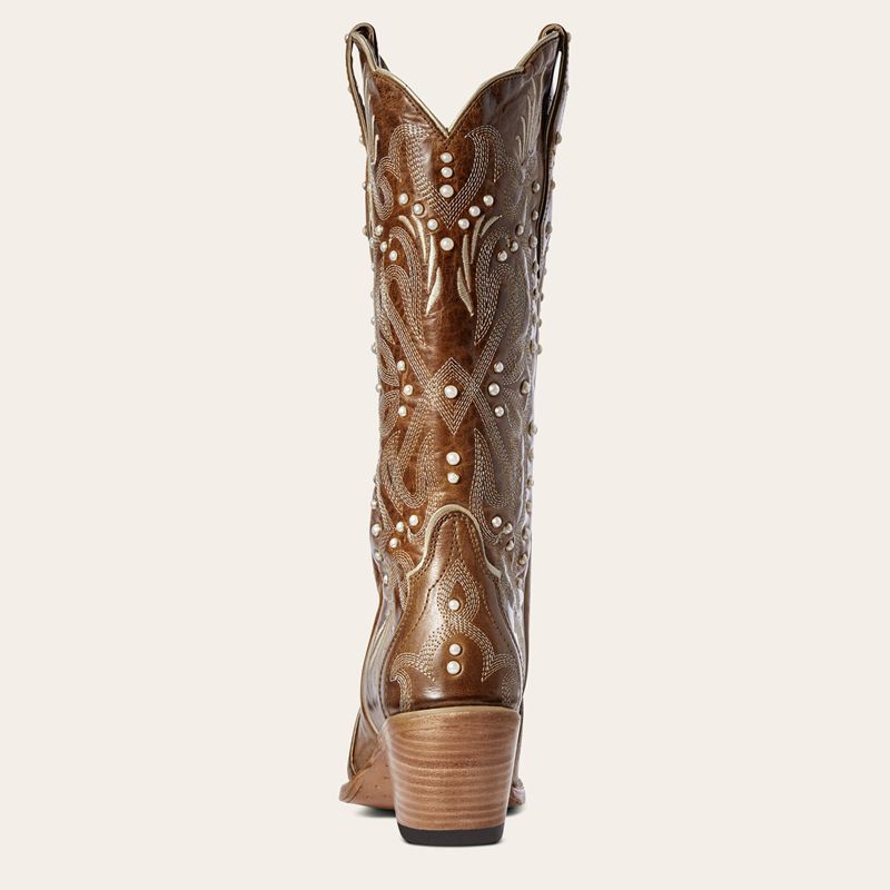 Ariat Pearl Western Boot Amber Femme | HBZ-48536014