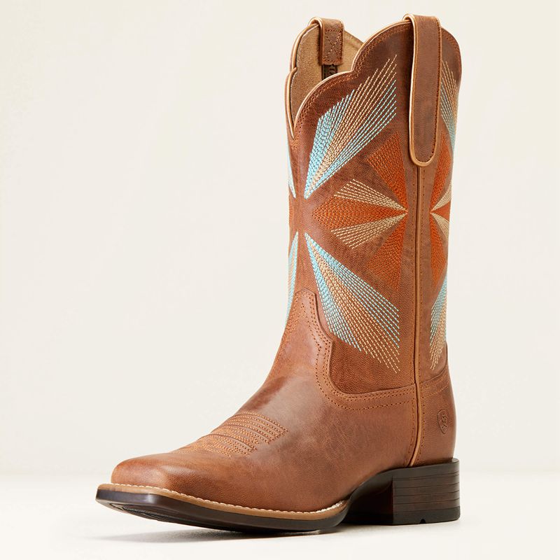 Ariat Oak Grove Western Boot Maple Glaze Femme | FDT-44395892