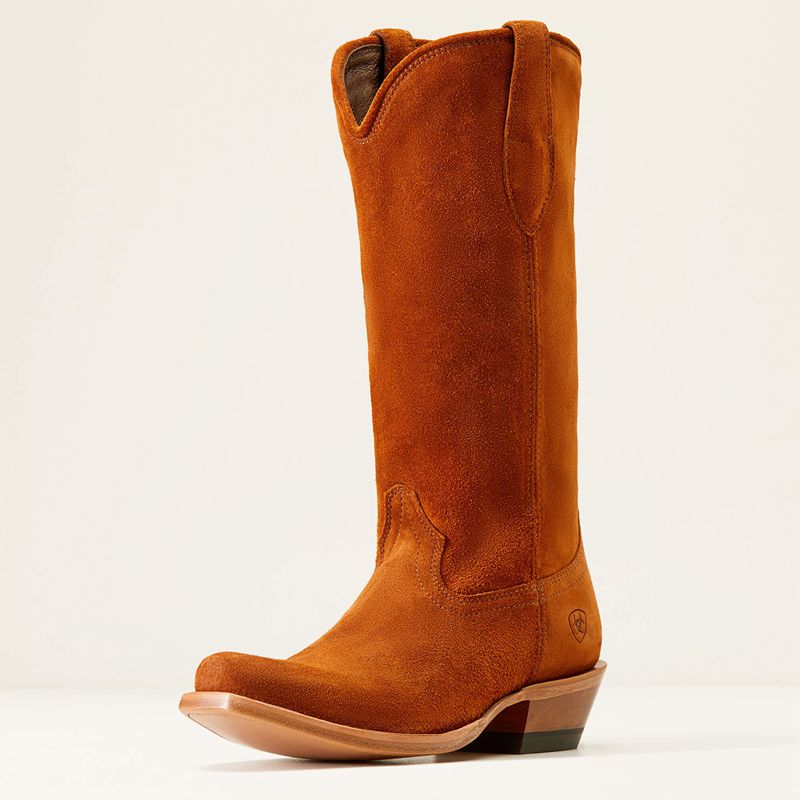 Ariat Memphis Western Boot Penny Roughout Femme | DDM-54413602