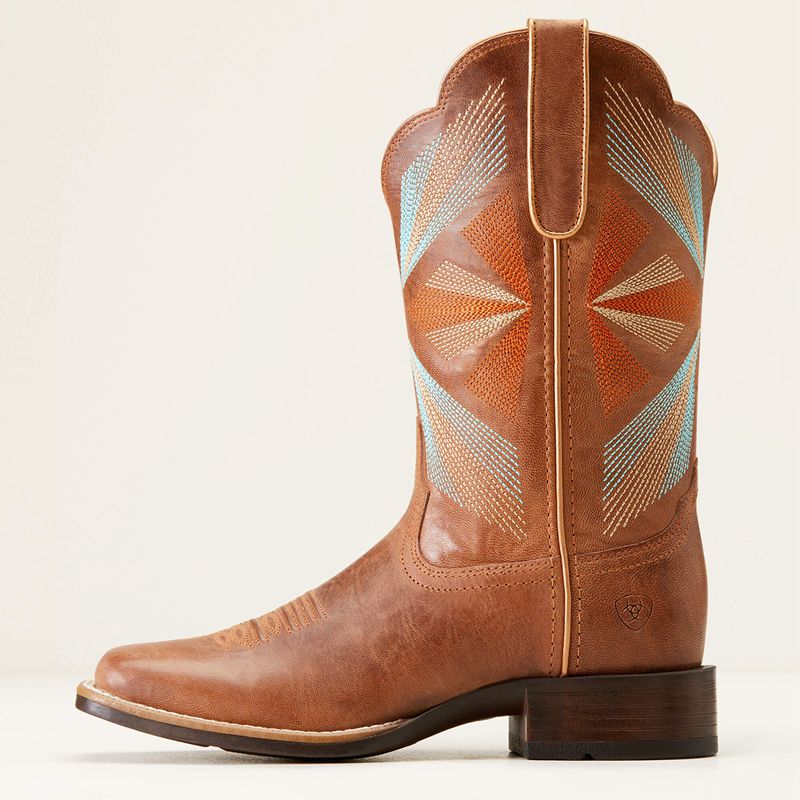 Ariat Oak Grove Western Boot Maple Glaze Femme | FDT-44395892