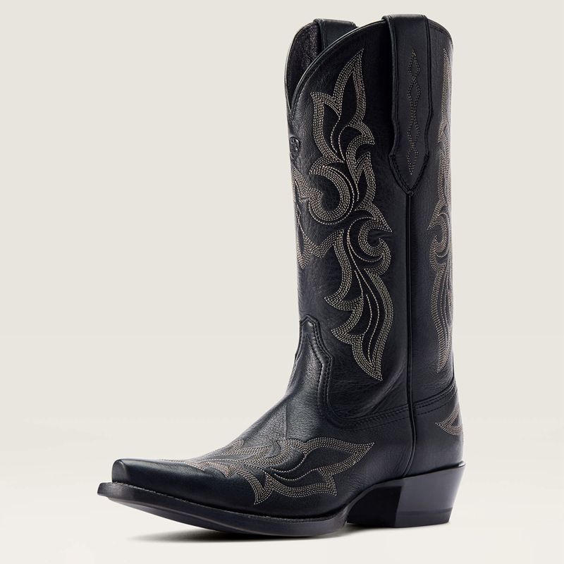 Ariat Jennings Stretchfit Western Boot Noir Femme | TRO-04001943