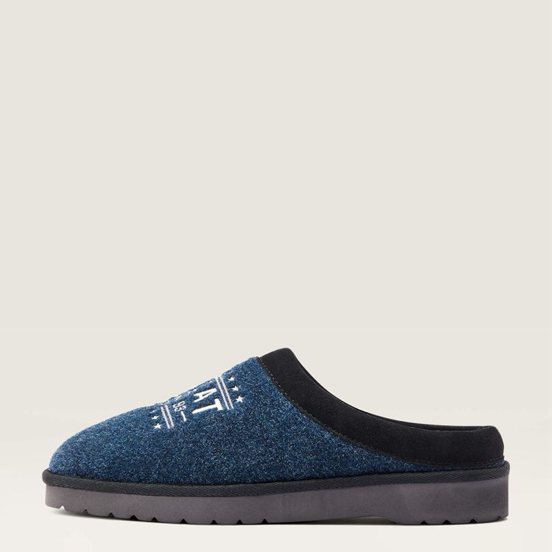 Ariat 93 Liberty Square Toe Slipper Bleu Marine Homme | LKQ-59346888