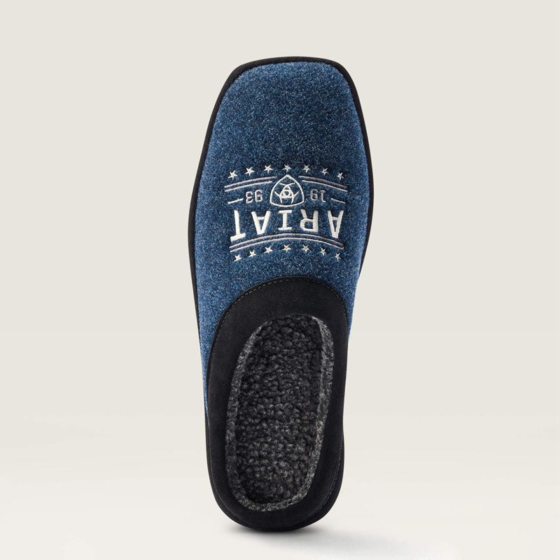 Ariat 93 Liberty Square Toe Slipper Bleu Marine Homme | LKQ-59346888