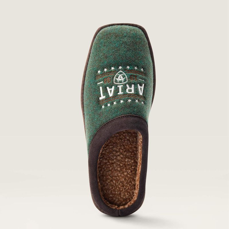 Ariat 93 Liberty Square Toe Slipper Vert Homme | EUX-52867997