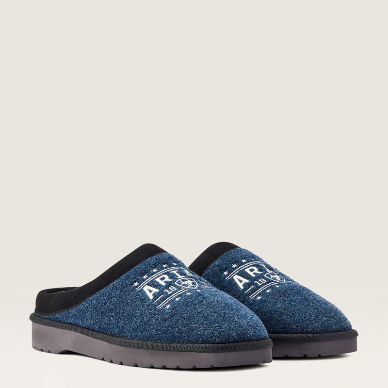 Ariat 93 Liberty Square Toe Slipper Bleu Marine Homme | LKQ-59346888