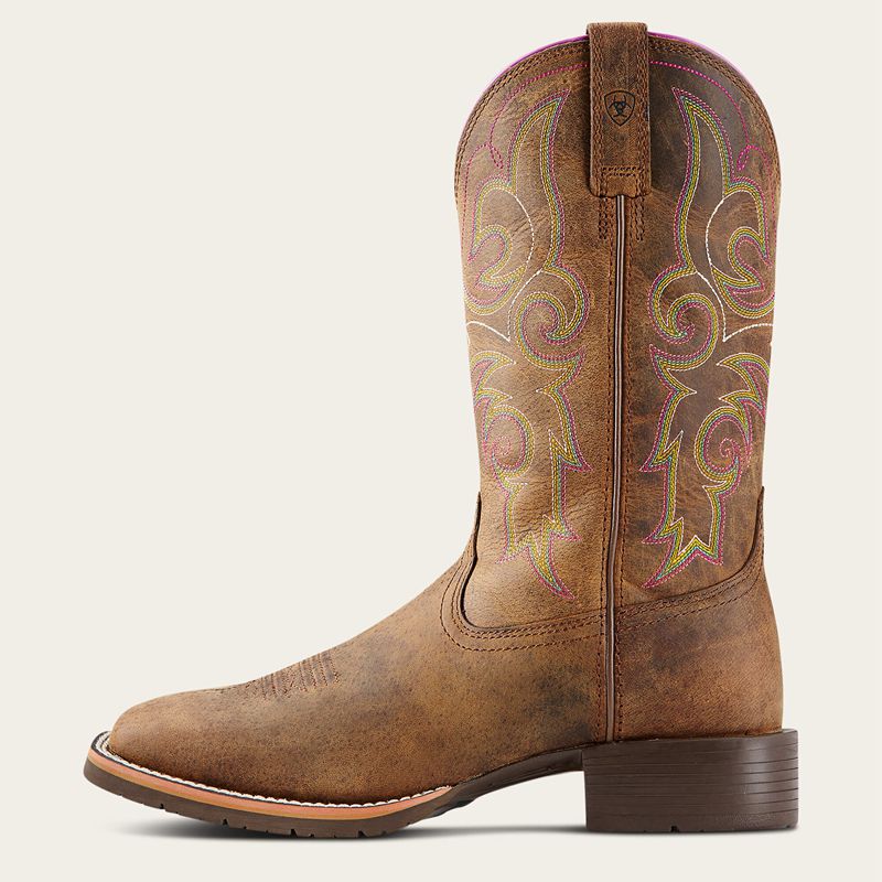 Ariat Hybrid Rancher Western Boot Marron Femme | XMD-36428057