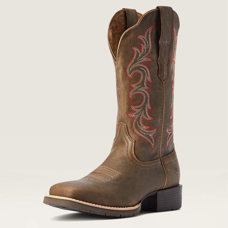 Ariat Hybrid Rancher Stretchfit Western Boot Pebble Femme | UZH-84043727