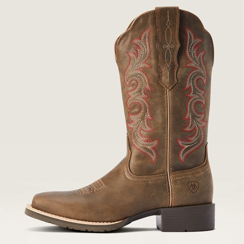 Ariat Hybrid Rancher Stretchfit Western Boot Pebble Femme | UZH-84043727