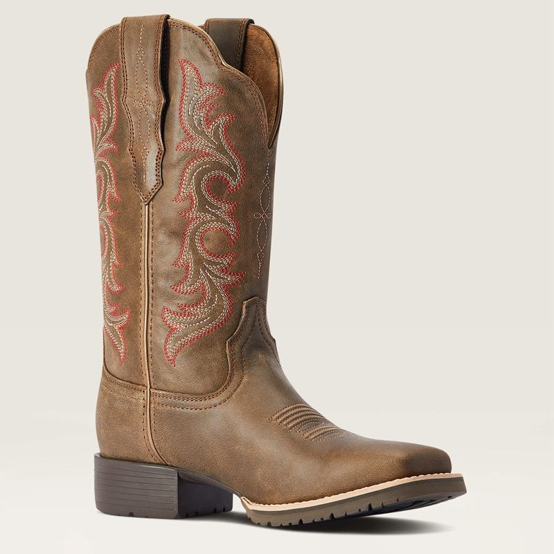 Ariat Hybrid Rancher Stretchfit Western Boot Pebble Femme | UZH-84043727