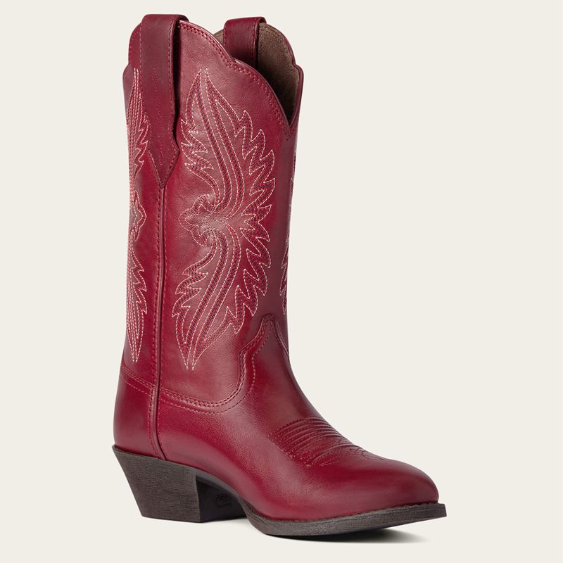 Ariat Heritage R Toe Stretchfit Western Boot Rouge Femme | IHZ-70923621