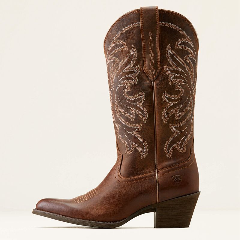 Ariat Heritage J Toe Stretchfit Western Boot Marron Femme | ROG-03452984