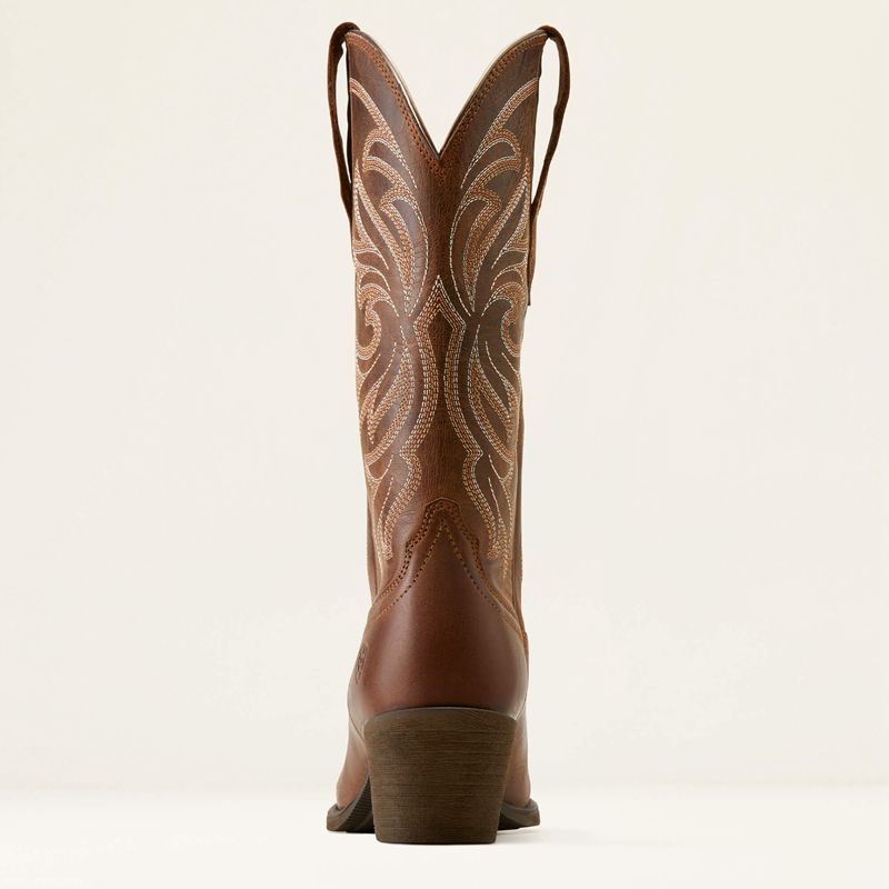 Ariat Heritage J Toe Stretchfit Western Boot Marron Femme | ROG-03452984