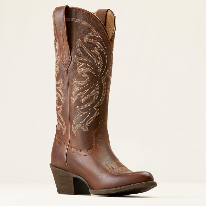 Ariat Heritage J Toe Stretchfit Western Boot Marron Femme | ROG-03452984