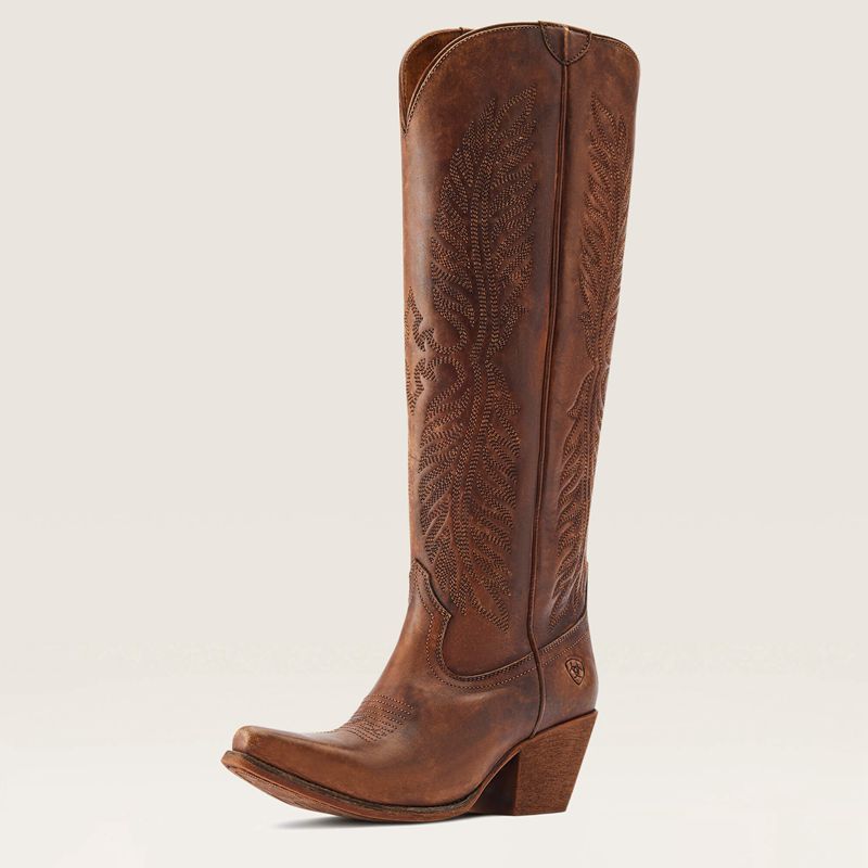 Ariat Guinevere Western Boot Naturally Distressed Allegro Femme | XCB-65096946