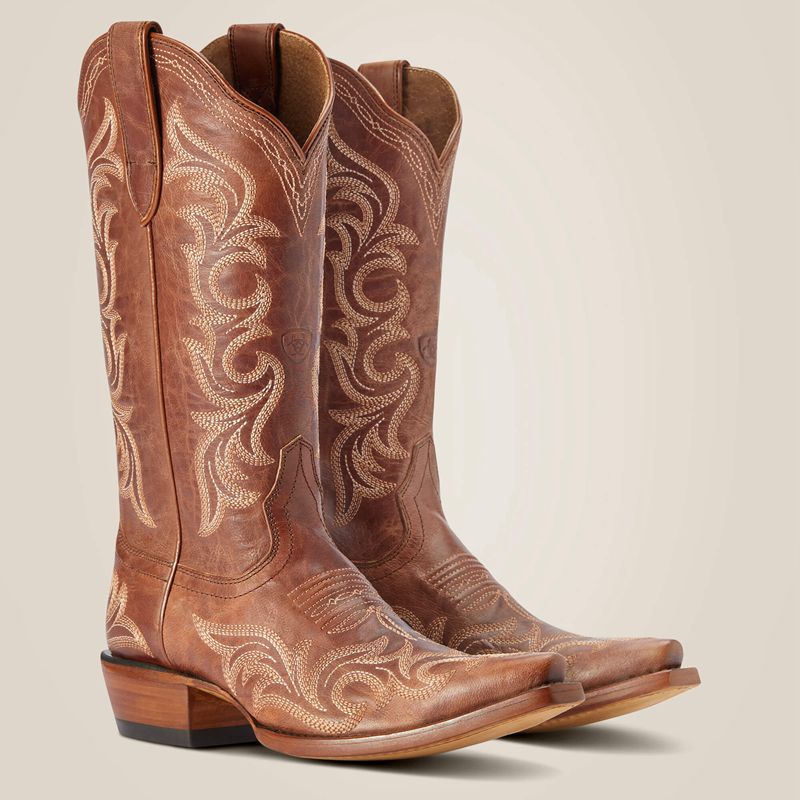 Ariat Hazen Western Boot Whiskey Barrel Femme | OWM-74605731