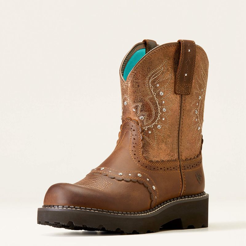 Ariat Gembaby Western Boot Marron Femme | BQX-60499449