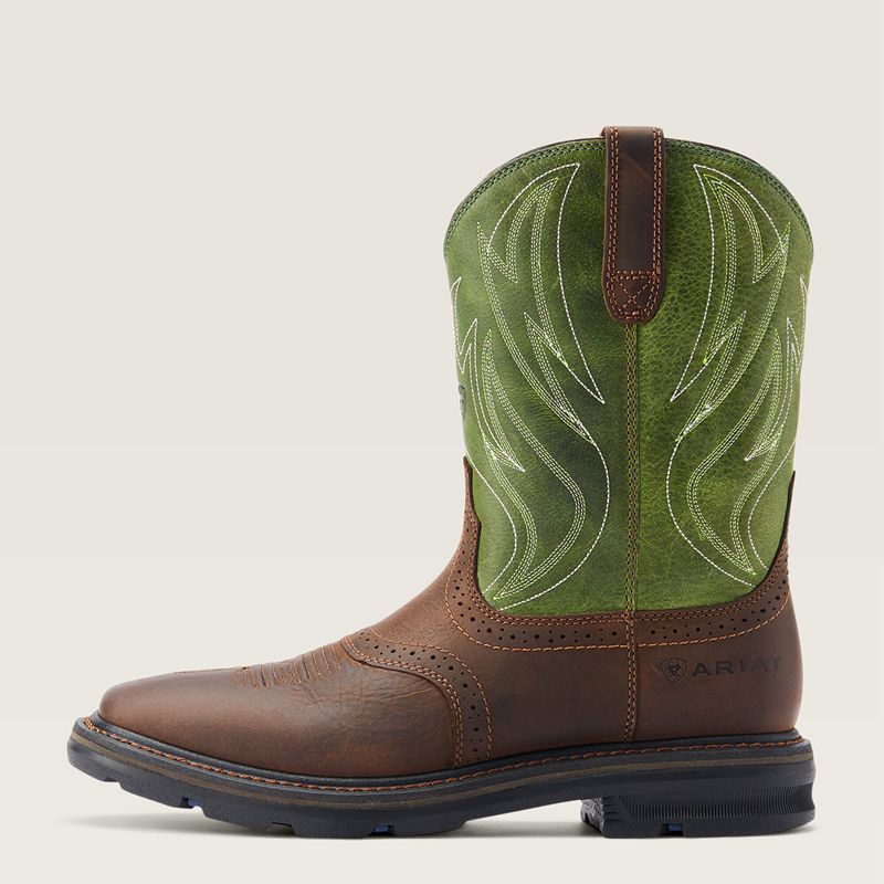 Ariat Sierra Shock Shield Work Boot Marron Foncé Homme | FSF-08753911