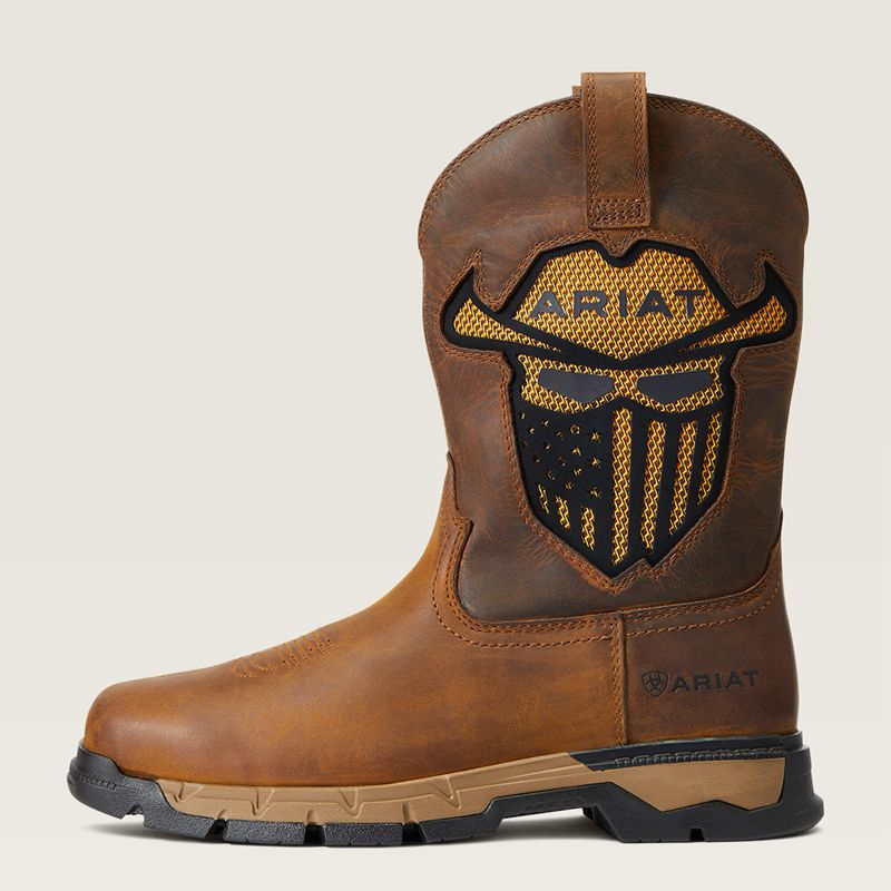 Ariat Rebar Flex Western Venttek Incognito Work Boot Noir Homme | RIC-83118391