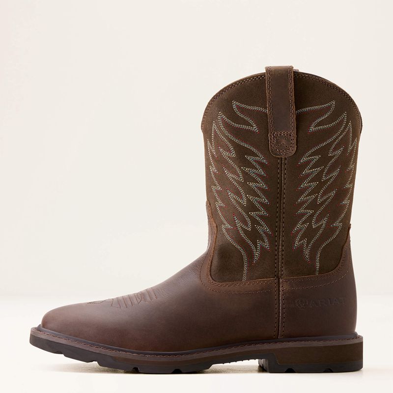 Ariat Groundbreaker Work Boot Marron Homme | YHO-67936210