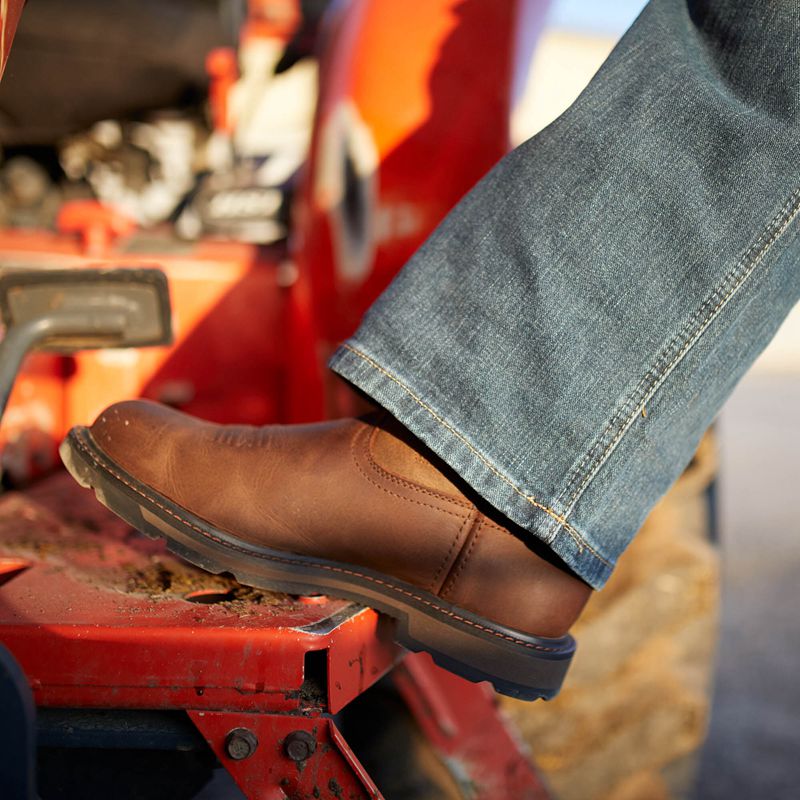 Ariat Groundbreaker Work Boot Marron Homme | CGW-35174088