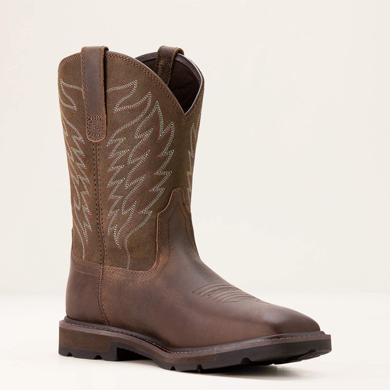 Ariat Groundbreaker Work Boot Marron Homme | YHO-67936210