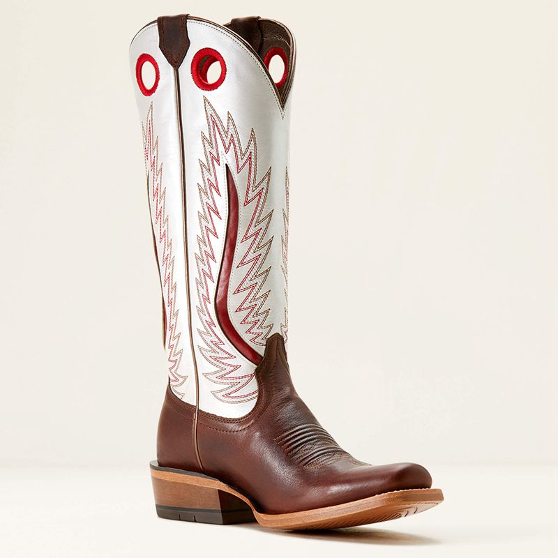 Ariat Futurity Fort Worth Western Boot Blanche Femme | SRJ-31507068