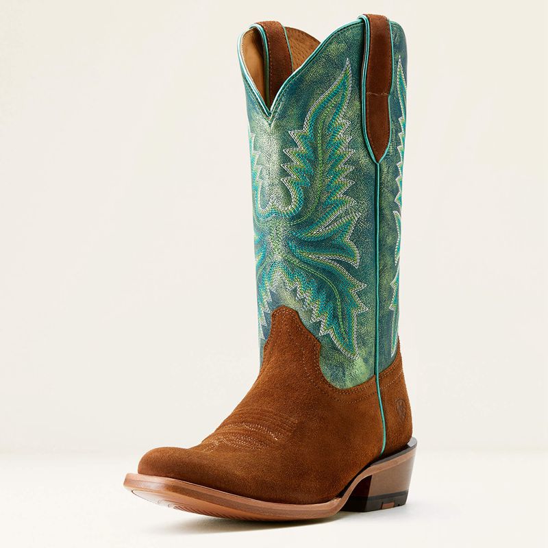 Ariat Futurity Flash Western Boot Glazed Ginger/Night Vision Femme | WCG-38189027