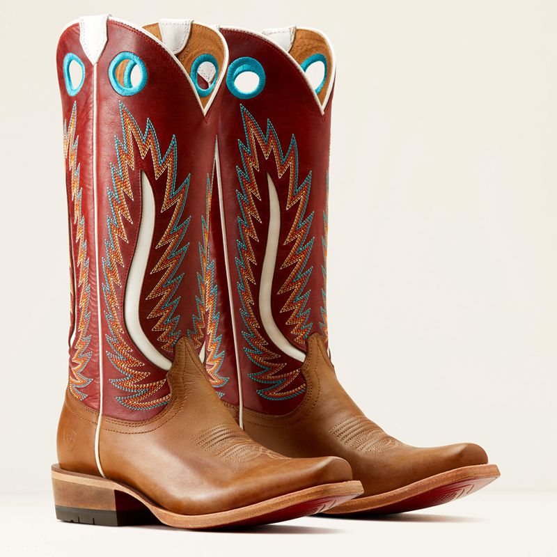 Ariat Futurity Fort Worth Western Boot Rouge Femme | HLH-04209684