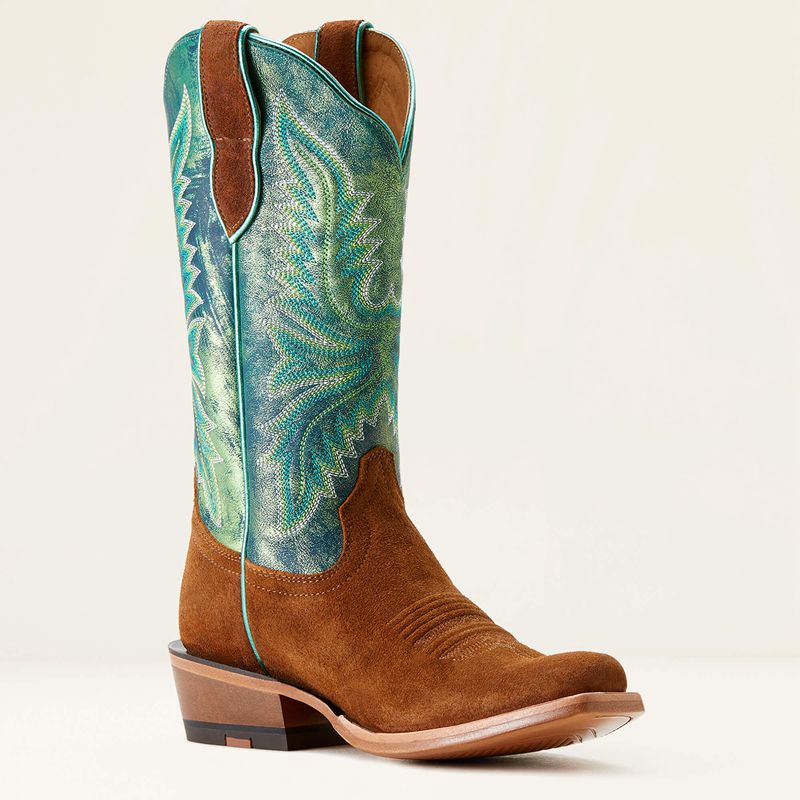 Ariat Futurity Flash Western Boot Glazed Ginger/Night Vision Femme | WCG-38189027