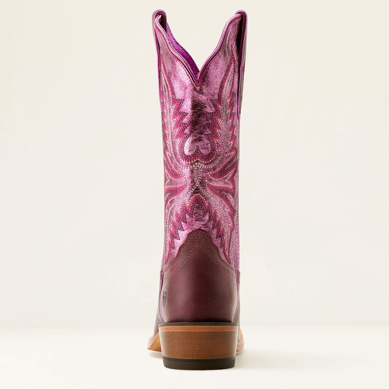 Ariat Futurity Flash Western Boot Crimson Grape/Magenta Shine Femme | WEE-86632749