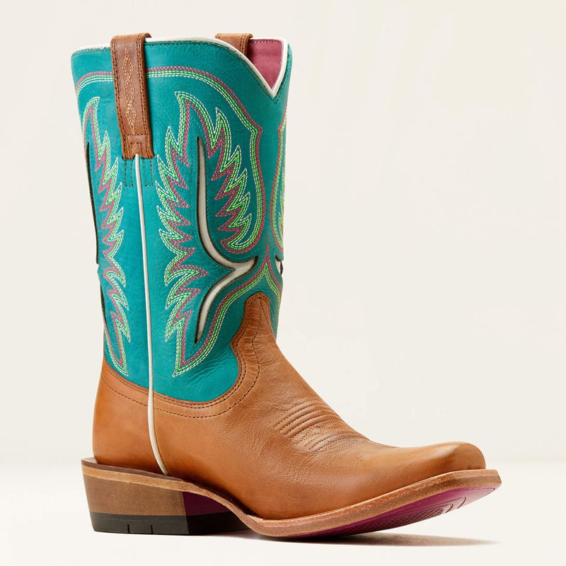 Ariat Futurity Colt Western Boot Bleu Femme | CHW-81384591