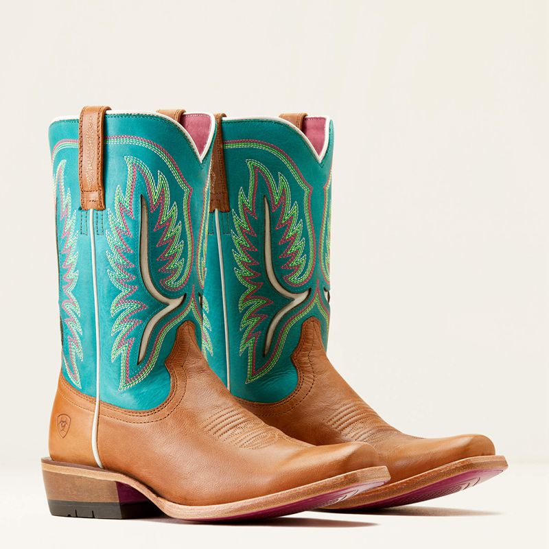 Ariat Futurity Colt Western Boot Bleu Femme | CHW-81384591