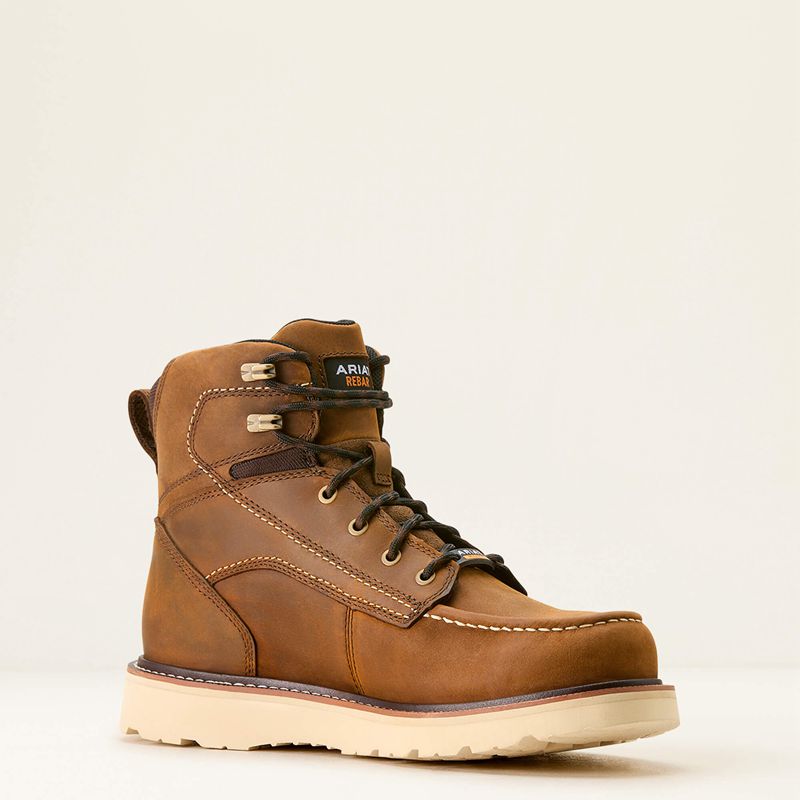 Ariat Rebar Wedge Moc Toe 6