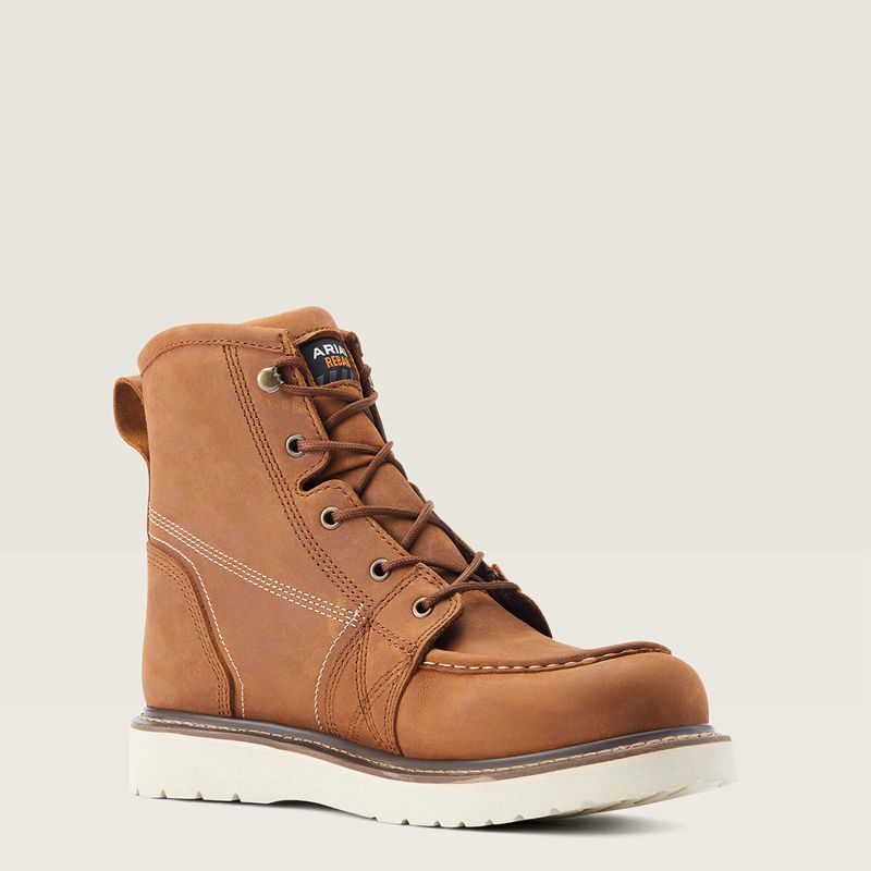 Ariat Rebar Wedge Moc Toe 6