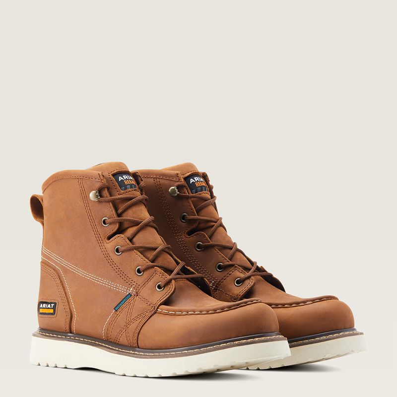 Ariat Rebar Wedge Moc Toe 6