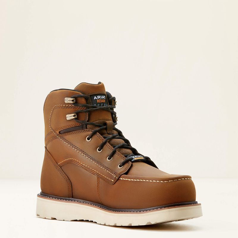 Ariat Rebar Wedge Moc Toe 6