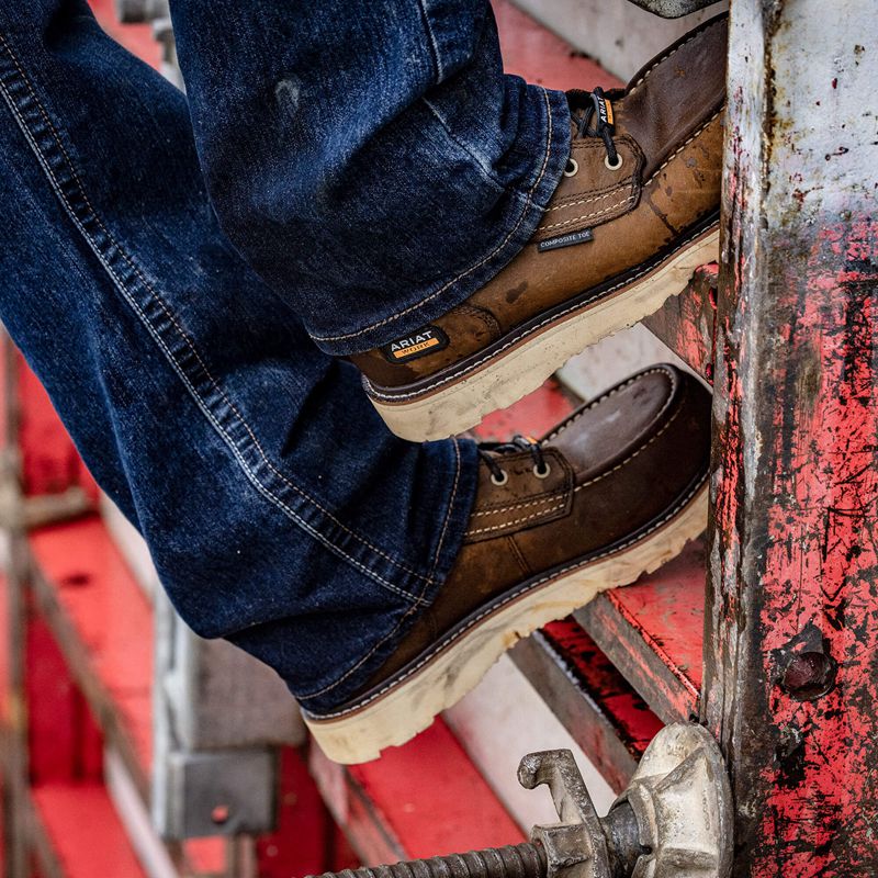 Ariat Rebar Wedge Moc Toe 6