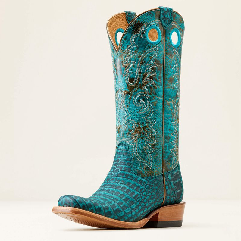 Ariat Futurity Boon Western Boot Turquoise Femme | CIC-49145661