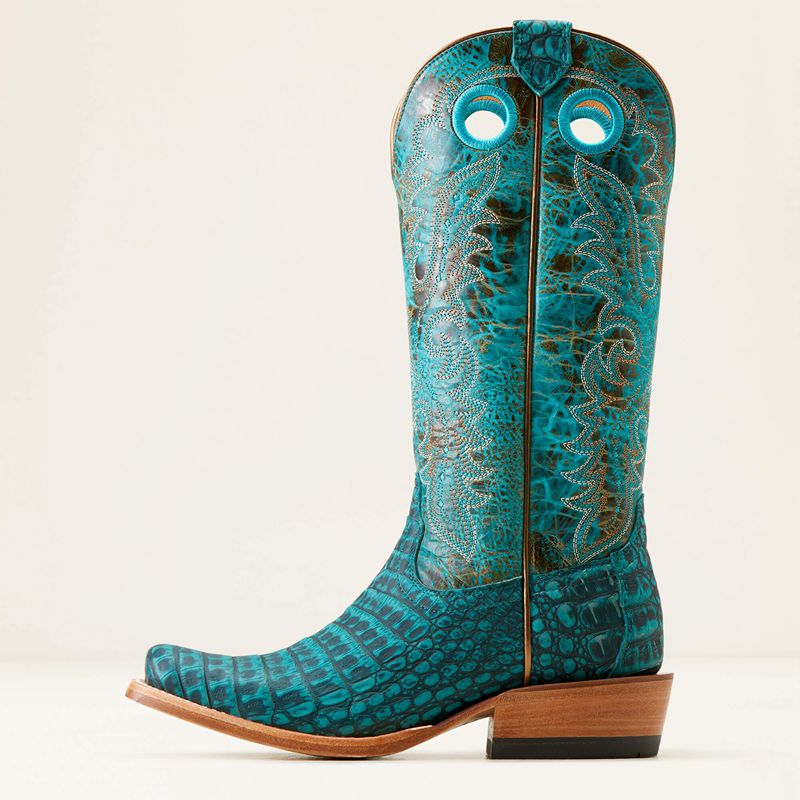 Ariat Futurity Boon Western Boot Turquoise Femme | CIC-49145661