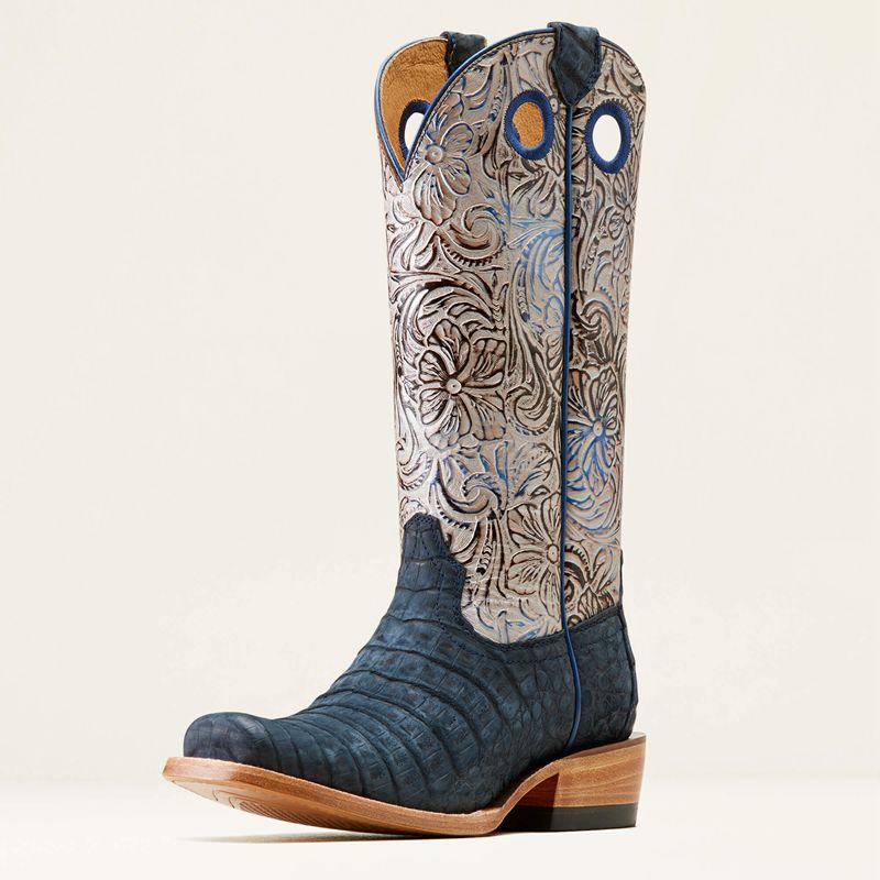 Ariat Futurity Boon Western Boot Bleu Marine Femme | MQT-92489151