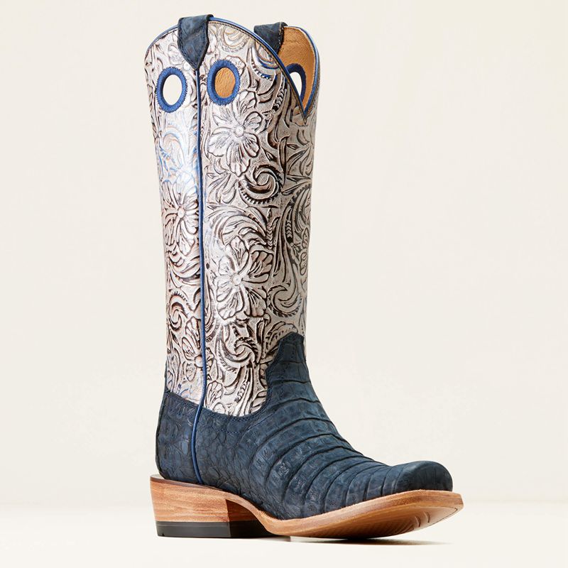 Ariat Futurity Boon Western Boot Bleu Marine Femme | MQT-92489151